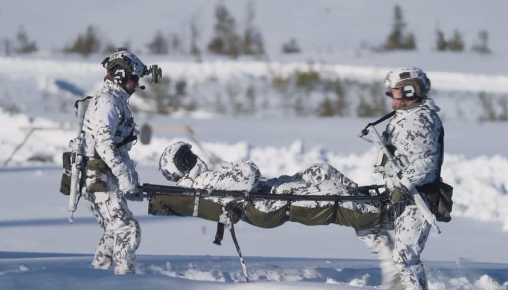 EVA 23S equipment on soldier